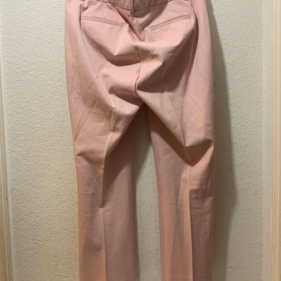 J. Crew Teddie Pants Womens Sz 4 Tall Crop Stretch Flat Front Zip Pockets - Picture 5 of 9